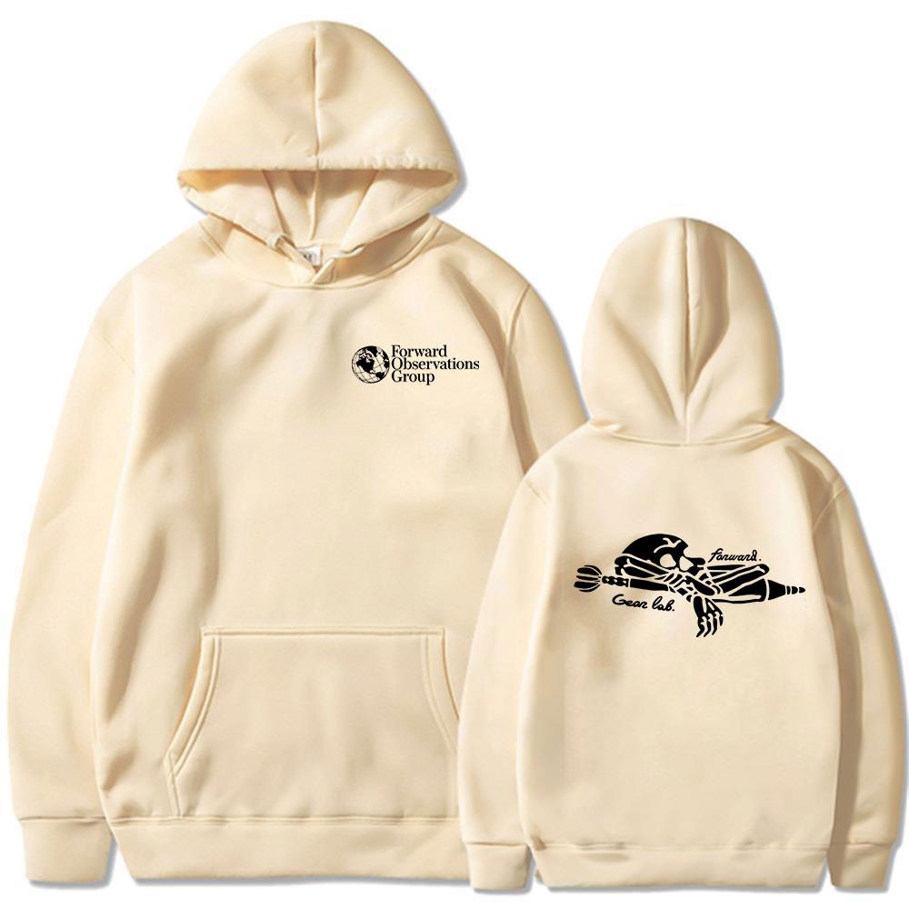 Forward Observations Group Skeleton Hoodies Men Women Clothing Oversized Hooded Sweatshirts Fashion Gothic Long Sleeve Pullovers