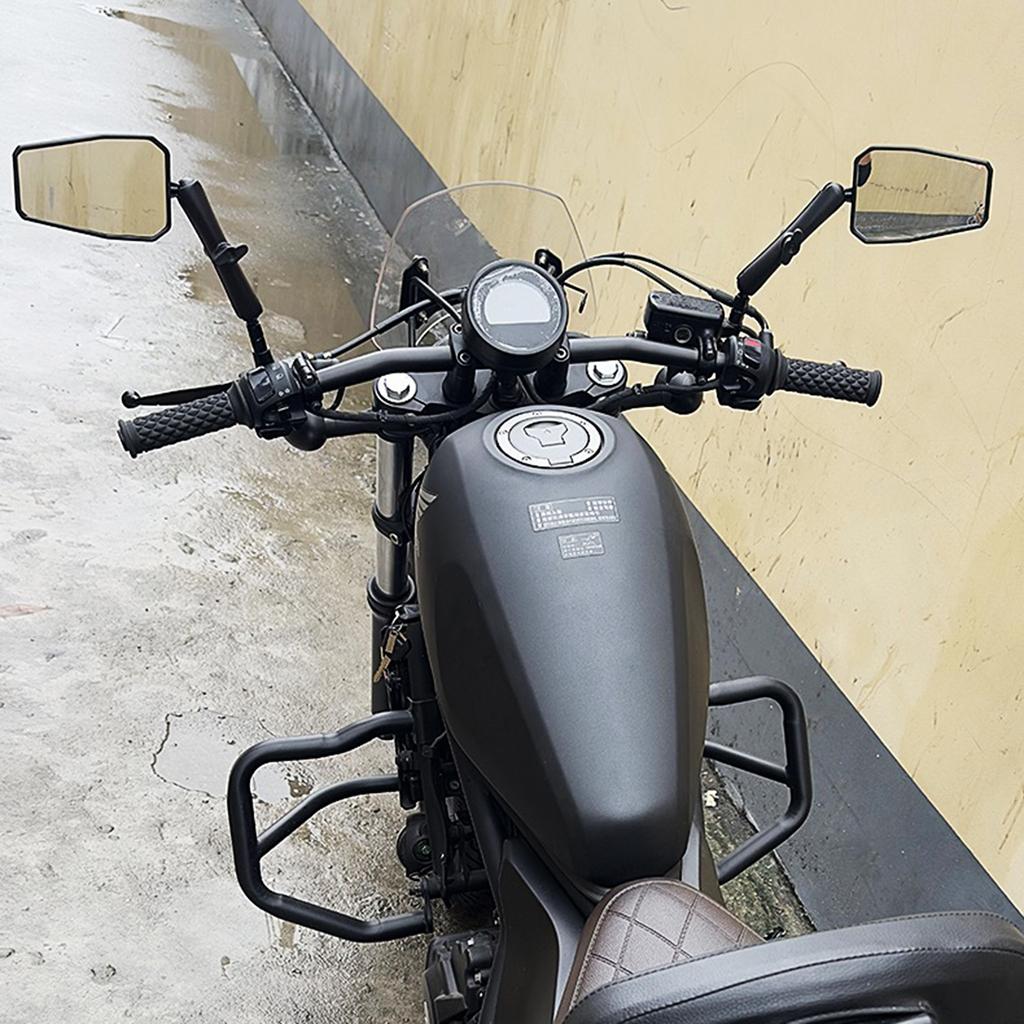 Foldable Adventure Mirrors for Westwind Off-road Motorcycle Angle Adjustable Handlebar Rear View Mirrors ATV Accessories