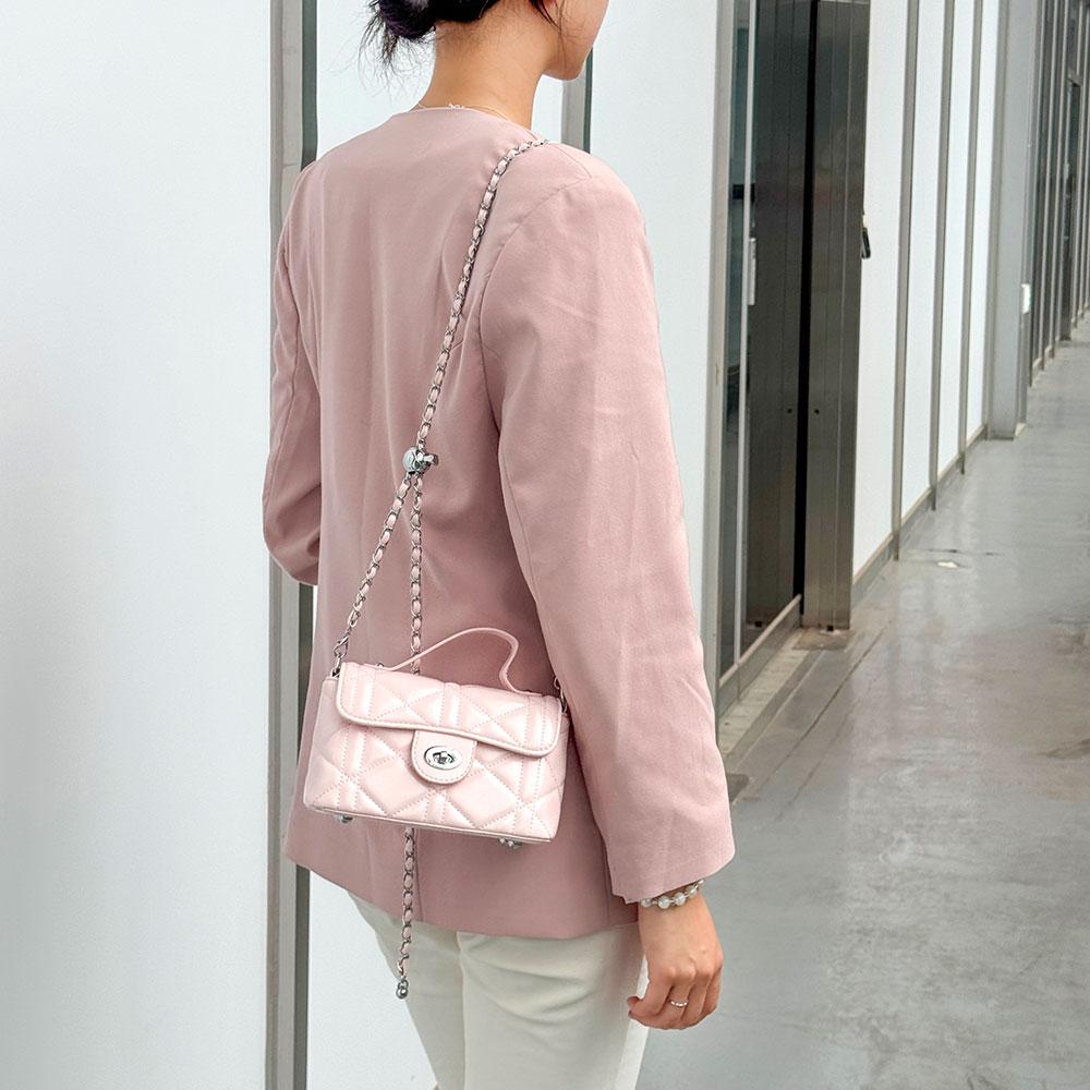 Olivia Pop OP_M2409 Quilting Mini Tote Crossbody Bag