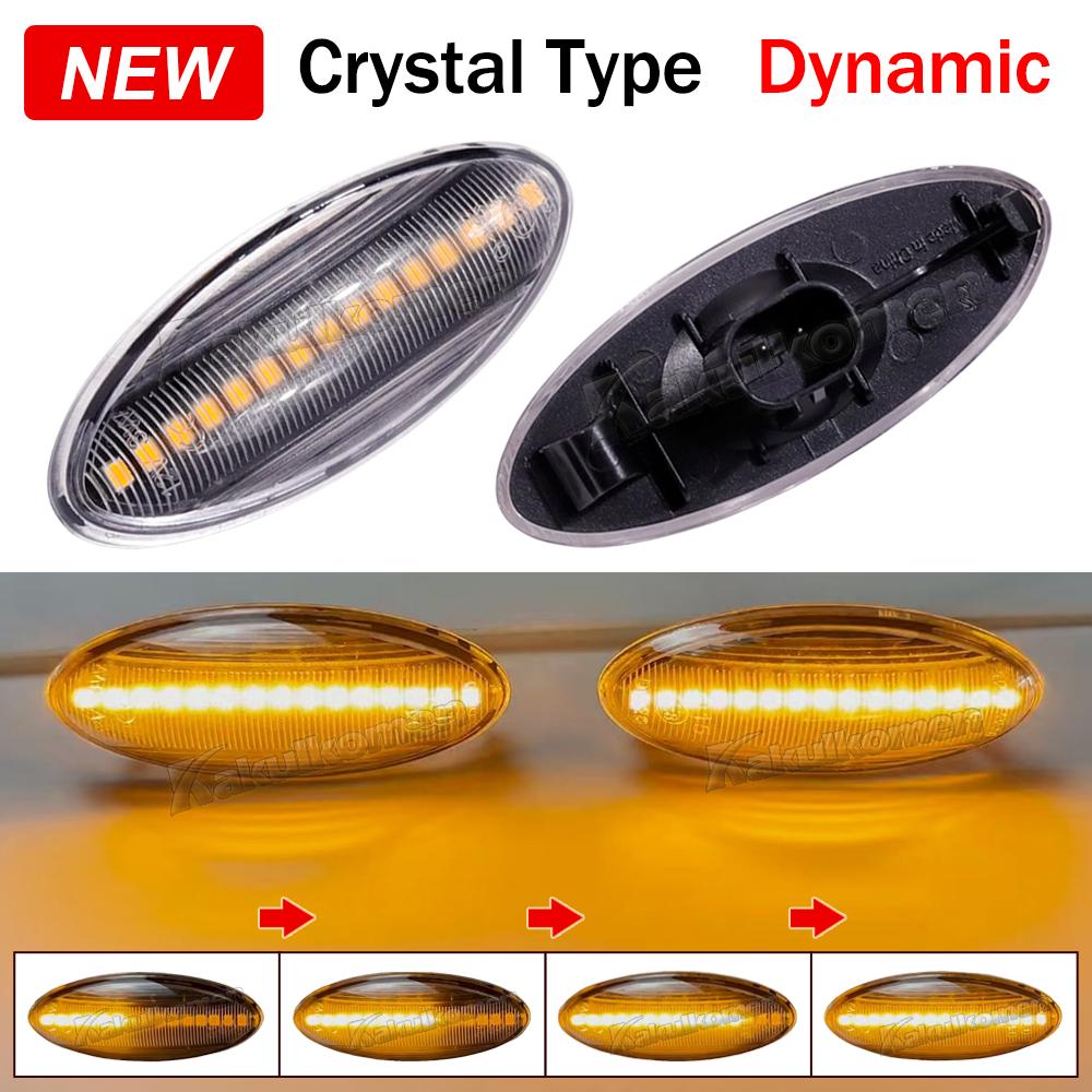 2 Stück Für Toyota Yaris COROLLA Auris Mk1 E15 RAV4 Mk3 Dynamische LED Blinker Seitenmarkierungsleuchten Sequentielle Blinker