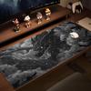 Tapete de Rato Dragão Japonês Preto e Branco MousePad 100×50 Tapete de Mesa para Computador Gamer Teclado Almofada de Mesa Acessórios de Gaming