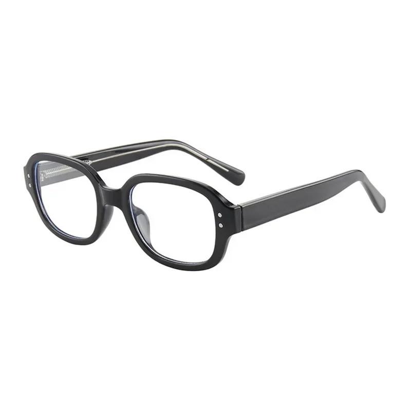 Retro Square Frame Eyeglass For Women Red Computer Reading Glasses Clear Blue Light Blocking Eyewears Vintage Decorative Goggles