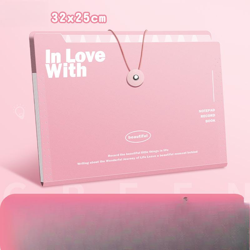 

[Папка-гармошка на 16 карманов] Прочная расширяющаяся папка-гармошка формата А4 на 16 карманов | Многослойный органайзер для документов с цветными индексными разделителями 9.84 inch * 12.8 inch 12 layers A4