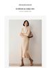 Autumn/Winter 2025 Elegant Wool & Cashmere Knit Pencil Skirt - Women's Straight-Legged, Versatile, and Warm Outerwear.