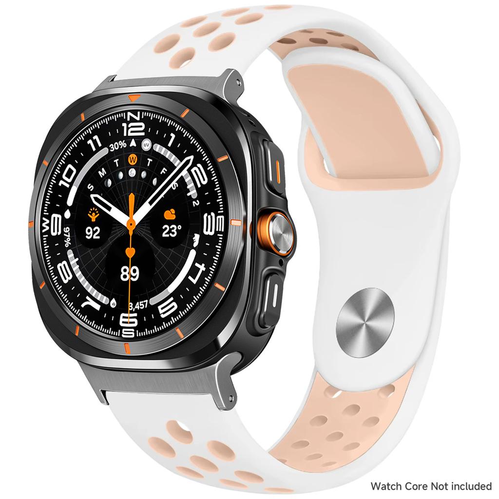 Silicone Strap For Samsung Galaxy Watch 8 40mm 44mm 8 Classic 46mm Sports Breathable Bracelet For Galaxy Ultra 2025 47MM Band