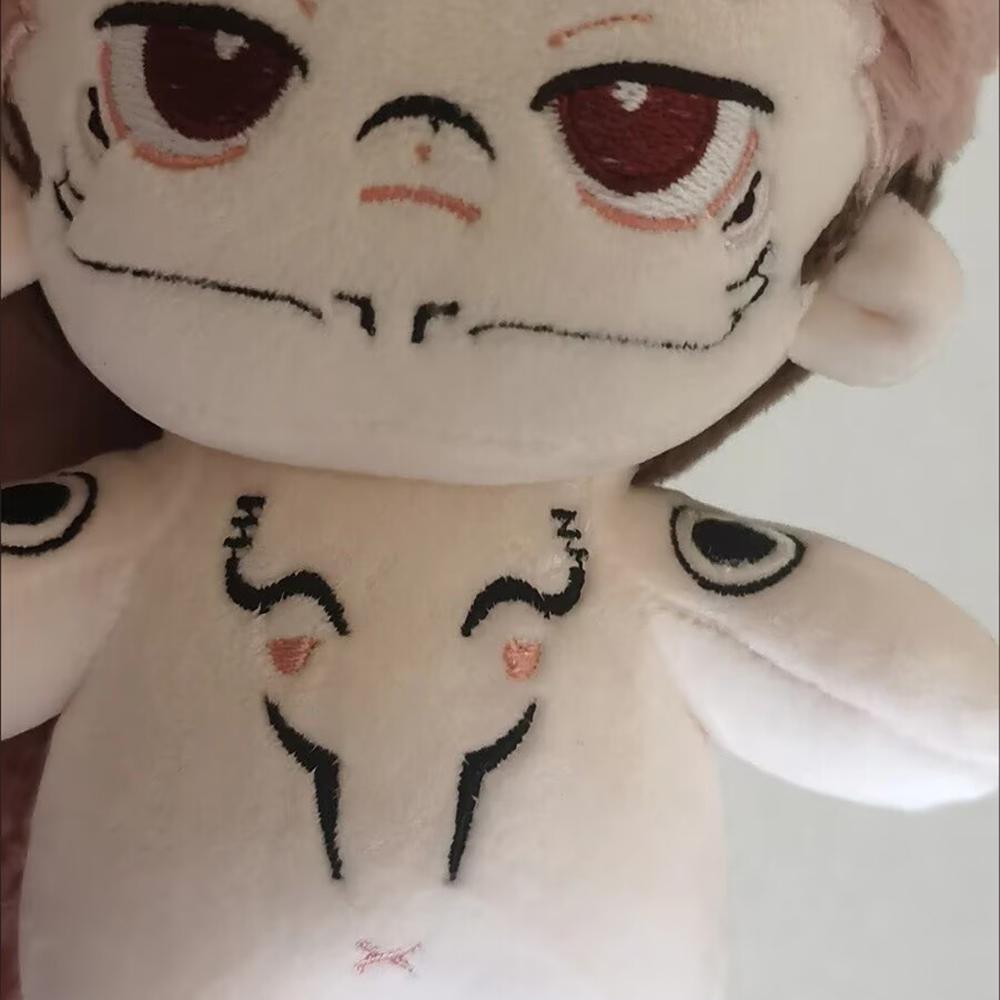 Anime Ryomen Sukuna Plush Toys Christmas Anime 20cm JJK Ryomen Sukuna Stuffed Doll Tail Birthday Gifts Toy Room Decoration