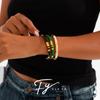 Retro Bamboo Enamel Stainless Steel Open Bangle - Women's European & American Luxury Jewelry