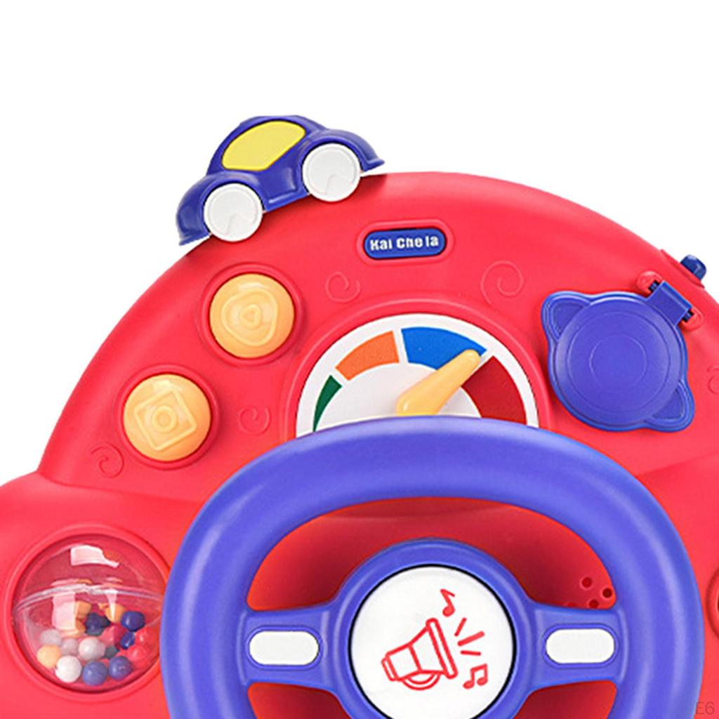 Electric Learning Wheel Toy Steering Interactive Funny Vocal Toys Musical Simulation