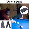 Canvas Black Shoulder Strap Billiard Cue Bag Portable Cue Carriers Foldable Snooker Cue Case Billiards Accessories