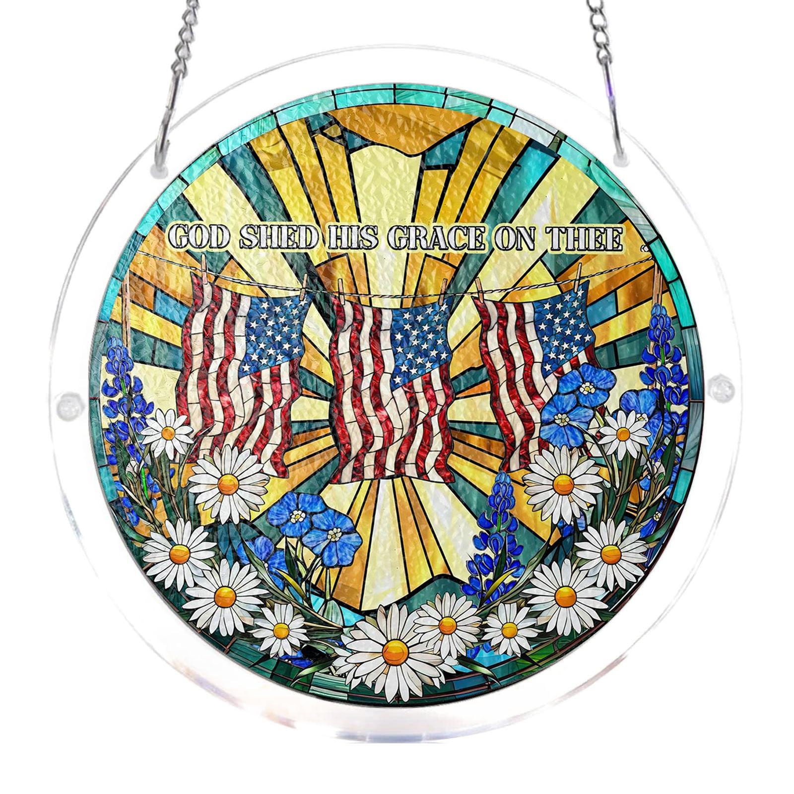 

Acrylic Sun Catcher Window Decoration 2D Layered Design Three Layers Single Layer 2mm Thickness Hanging Ornament for Home Window Display One Size