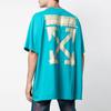 Off-White SS20 Diagonal Arrows Tape T-Shirt 'Blue' Men's OMAA038R201850023948