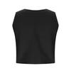 Women's Fashionable Oversized V-Neck Button-Up Tank Top Shirt Casual Blouse