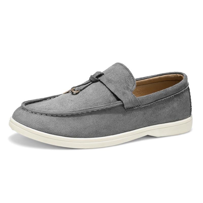 New Four Seasons Lazy Doudou Shoes British Casual Leather Shoes