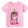 Summer Boys Girls Short Sleeves TShirts Childrens Tshirt Pink Panda T Shirt Baby Girl Tops Kids Tees Girls Tops Casual