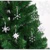 Holiday Christmas Tree Pendant Baubles Filigree Rhinestone Snowflake Gift Wedding Hanging