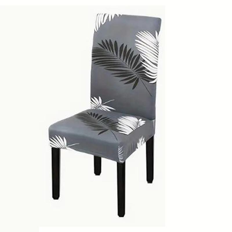 1/2/4/6Pcs Print Dining Chair Cover Elastic Chair Slipcover Case Stretch Chair Covers For Wedding El Banquet
