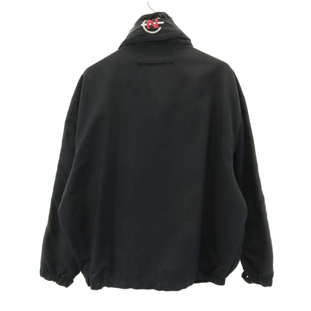Nautica 90er Alte Nylonjacke M schwarz Meshfutter Herren Gebraucht