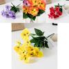 Realistic Fake Pansy Flower With Multiple Colors For House Embellishment And Photography Sessions