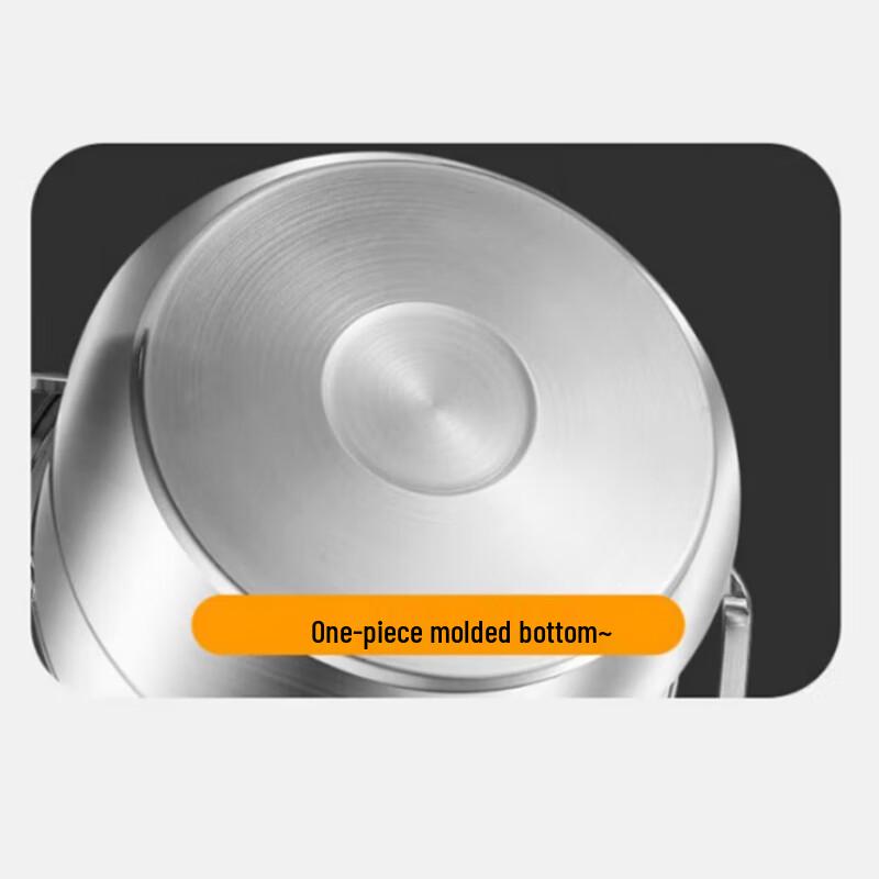 FATTBAO Verdickter 3-stöckiger Gewerblicher Dampftopf aus 201 Edelstahl