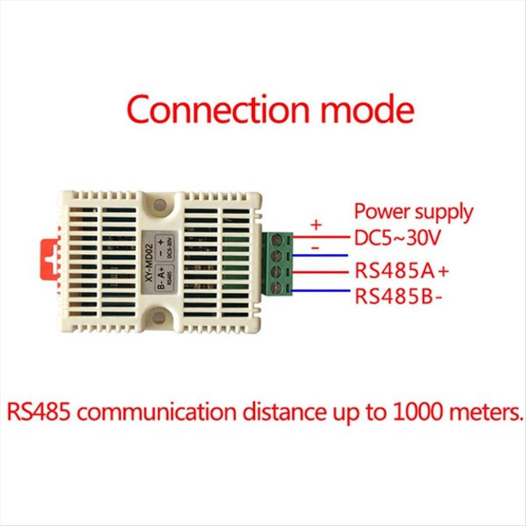 2025 New XY-MD02 Temperature Humidity Transmitter Detection Sensor Module Modbus SHT40 Temperature Sensor RS485 Signal Analog