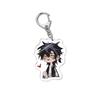 6CM Anime Keychain Women Link Click Key for Men Charles Key Ring Bag Acrylic Car Keyring Cute Acrylic Pendant Key Cosplay Gift