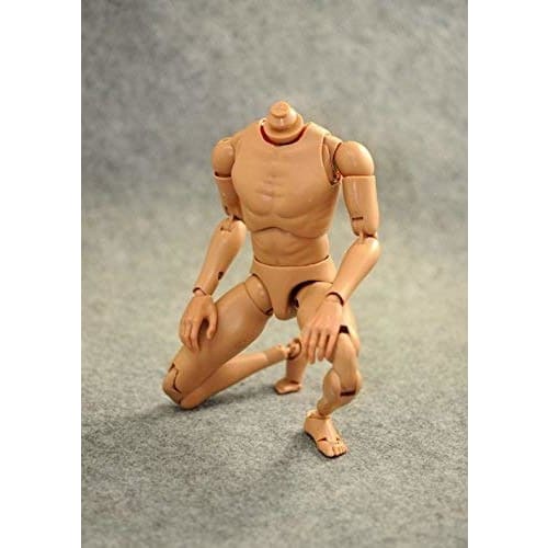 Tbmodel 1/6 scale male figure body set with two types of head connectors