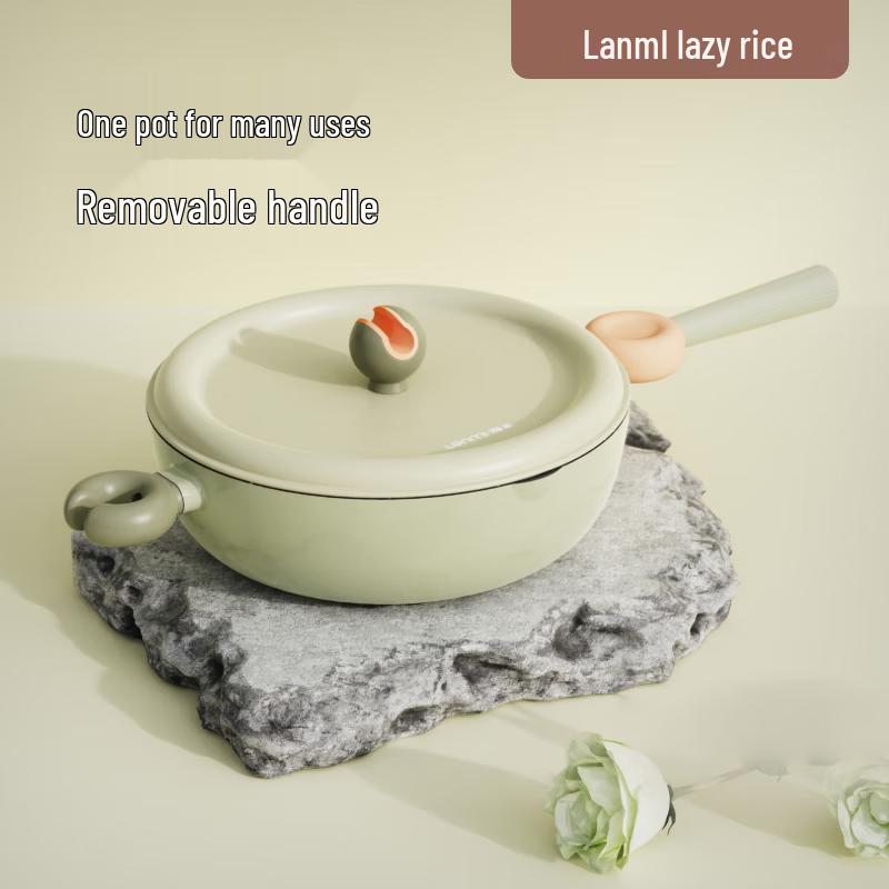 

Lazy Rice Bell 28cm Multi-Purpose Wok with Steamer