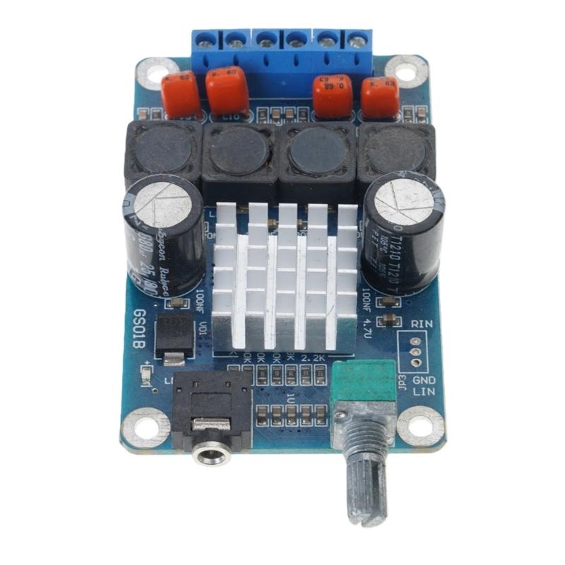 2x50W Double Channel Digital Power Sound Amplifier Board TPA3116D2 12-24V Power Amplifier Module for Home Theater