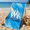 Flame Logo Design Printed Microfiber Beach Towel, Soft And Absorbent, Quick-Dry, Ideal for Summer Travel, Beach Essential, Swimming Pool