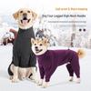 High Collar Four-Legged Warm Winter Coat for Medium and Large Dogs