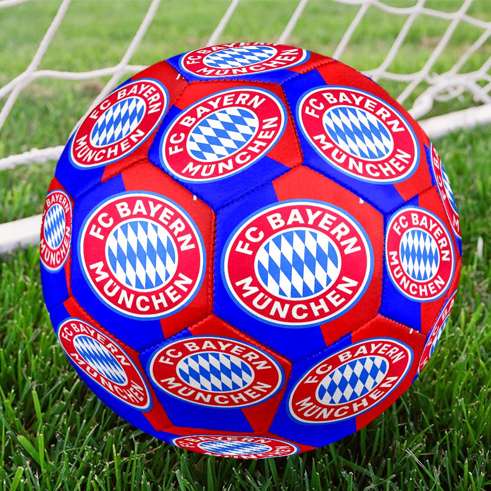 1 pz Stemma Bayern Monaco Taglia 5 Pallone da Calcio PVC Calcio Partite Sportive Allenamento Giochi all'Aperto Spiaggia Palloni Elastici 07c11