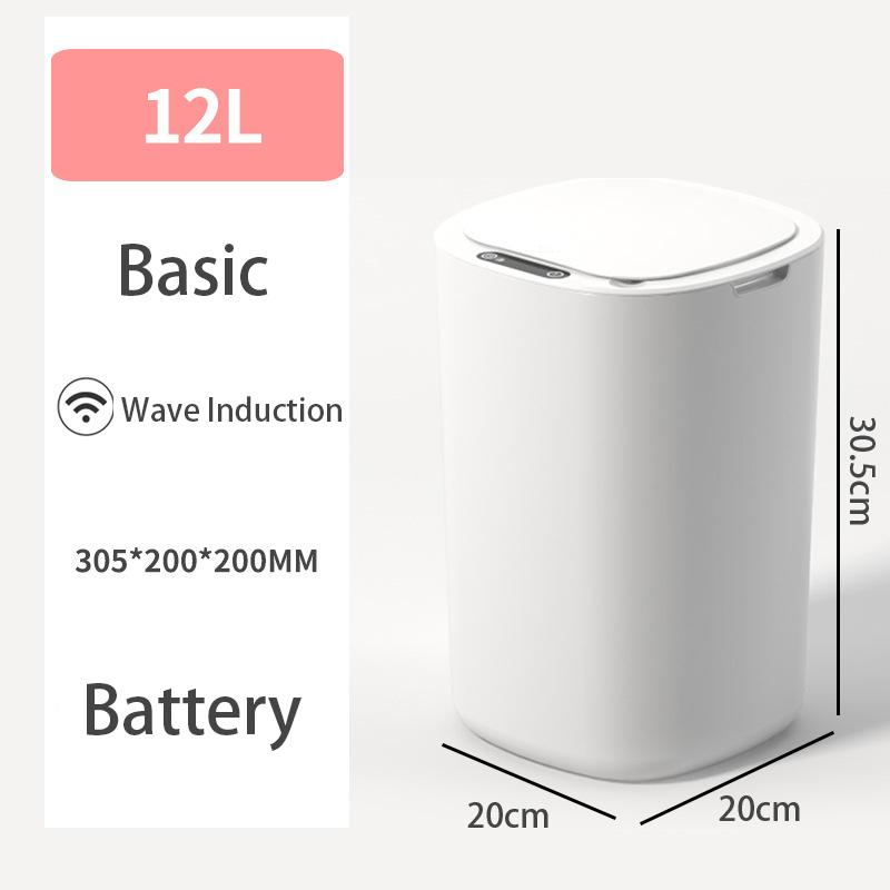 

Smart Trash Can Household Anti Odor Food Waste Disposal Bedroom Office Large Capacity Wastebasket Luxury Cleaner Garbage Bins