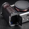 plate for Sony A7C Mark A7CR cameras solid wood handle Arca standard specifications Iborrys L-shaped II, A7C2, ILCE-7CM2, · Retro, high-quality ·