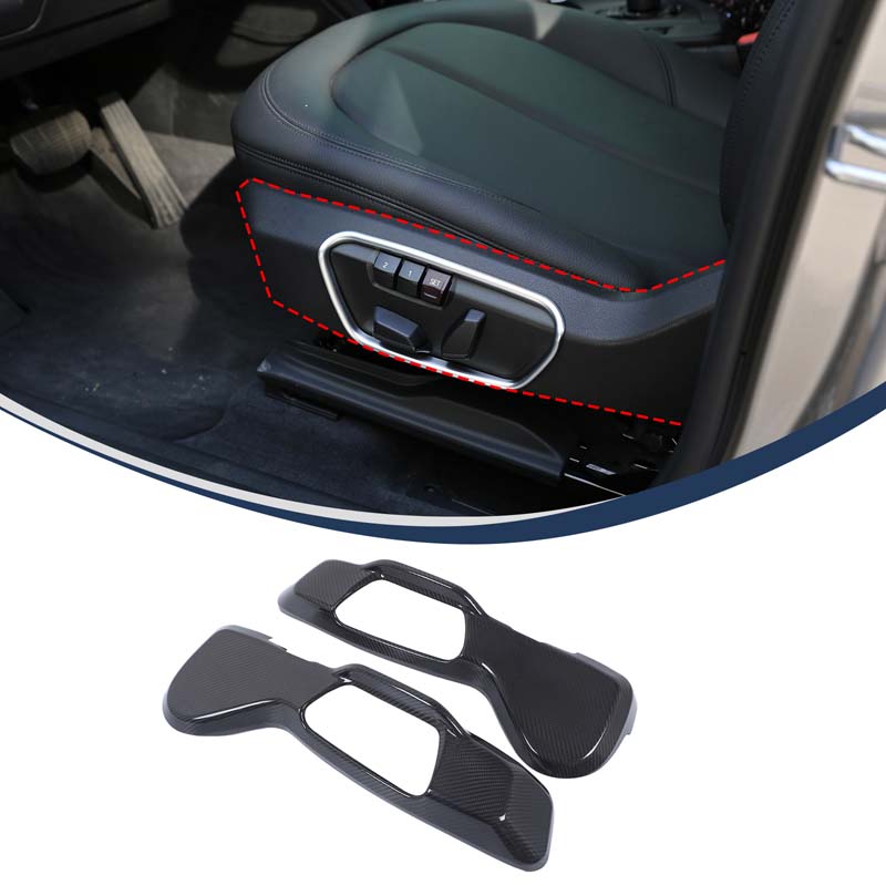 Real Carbon Fiber For Toyota Supra MK5 A90 2019-2025 Center Console Steering Wheel Interior Gear Decoration Mirror Trim Sticker