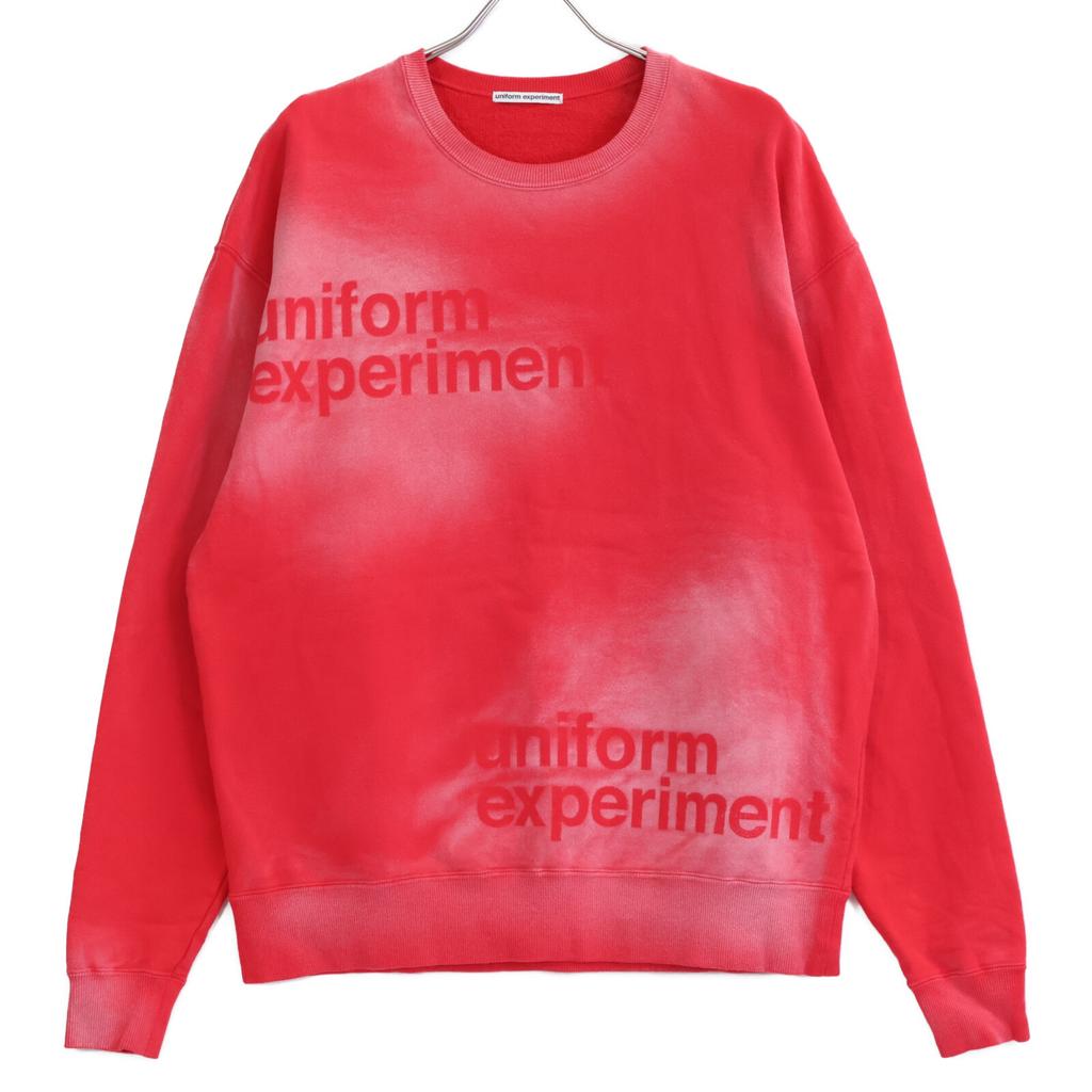 uniform experiment Red UE-242044 Fade Sweatshirt tops 2 RedUsed