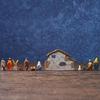 Weihnachts Krippenfiguren Harz Krippe Heilige Familie Krippenszene Statue für Weihnachten Innen Haus Tischdekorationen
