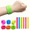 1/6 Stück Kreative Fidget Spielzeuge Slap Armbänder Texturierte Silikon Sensorik Spielzeuge Für Kinder Autismus Beruhigendes Sensorisches Armband Spielzeug