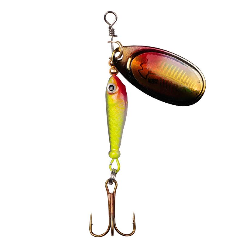 Fishing Spinner Bait 9G Spoon Lure Metal Baits Treble Hook Artificial Fish Wobbler Feeder Carp Spinnerbait