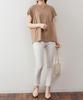 Skipper Cut and Sew Cocoa [atONE] ATK-0104 [AtOne] T-shirt Women's 4L-5L