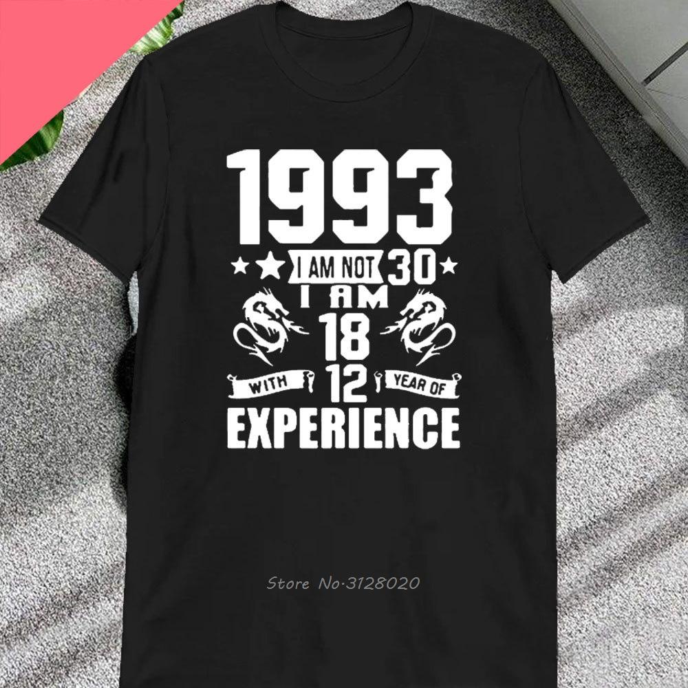 Novelty Awesome Born In 1993 Tshirt Cotton Streetwear Short Sleeve Birthday Gifts Summer Style Tees Men Clothing T Shirt Tops