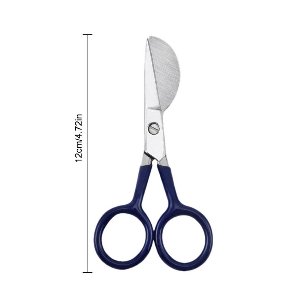 1Pc Sharp Carpet Trimmer Scissor Sharp Duckbill Applique Scissors Stainless Steel Sewing Embroidery Scissors Cutting Scissors
