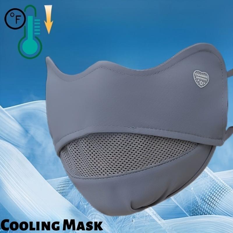 Wiatroodporna Oddychająca Maska na Twarz z Konstrukcją 3D Konturu Oka, Ochronny Sprzęt Przeciwsłoneczny do Jazdy na Rowerze, Pieszych Wędrówek i Aktywności na Świeżym Powietrzu | Wygodna Maska