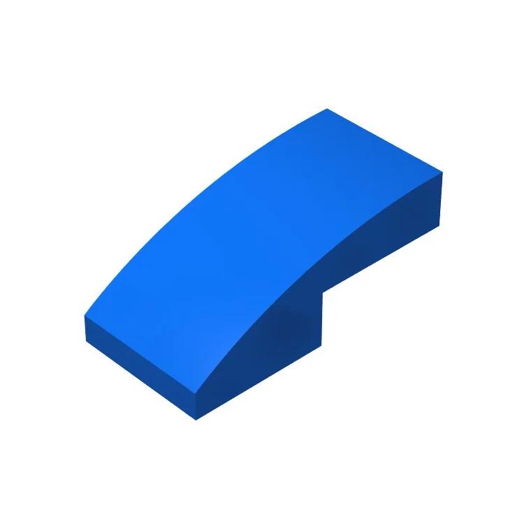 

100pcs 1x2 Moc Arc-shaped Brick DO IT YOURSELF Traditional Education Slope Construction Bricks Works With featuring Assembles Particles Playthings