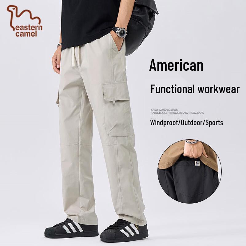 EASTERN CAMEL Men's Functional Straight Cargo Pants