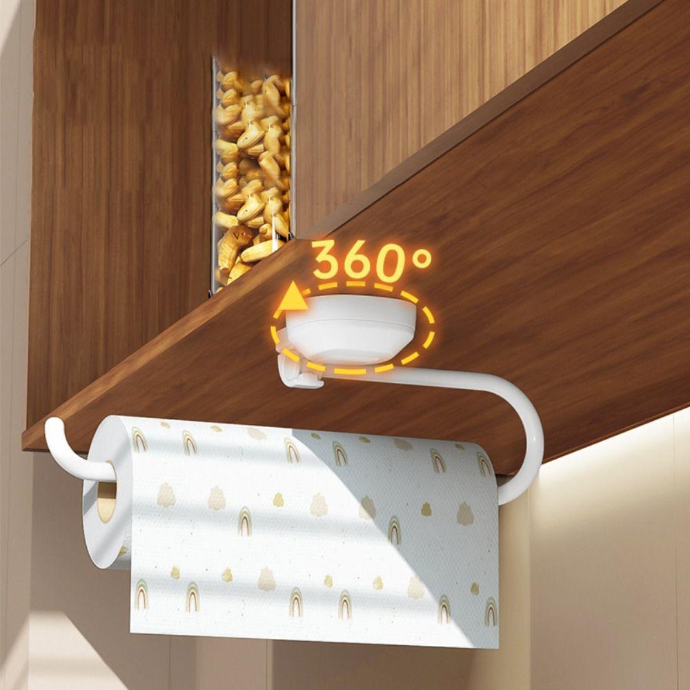 Modern Simplicity Paper Roll Holder Multifunctional Cling Film Organizer  Wipe