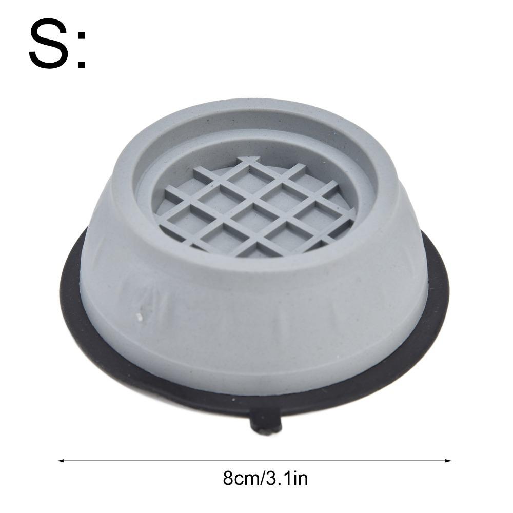 

4pcs 8cm/9cm Furniture Pads Anti Skid Washer Foot Cushion Anti Vibration Pads Washing Machine 8CM
