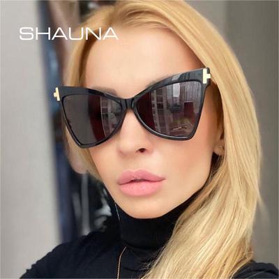 Retro Cat Eye Oversized Women Sunglasses Brand Designer Ladies Gradient Lens Eyewear Men Outdoor Sun Glasses UV400
