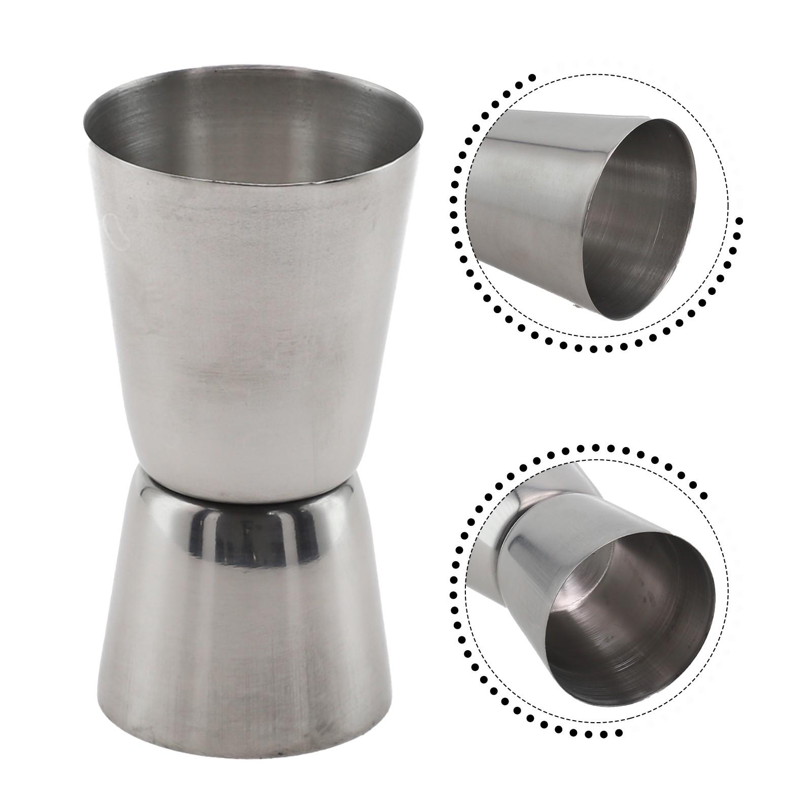 Stainless Steel Short Drinks Measure 15/30ml Dual-Spirit Cocktail Bar Pub Club