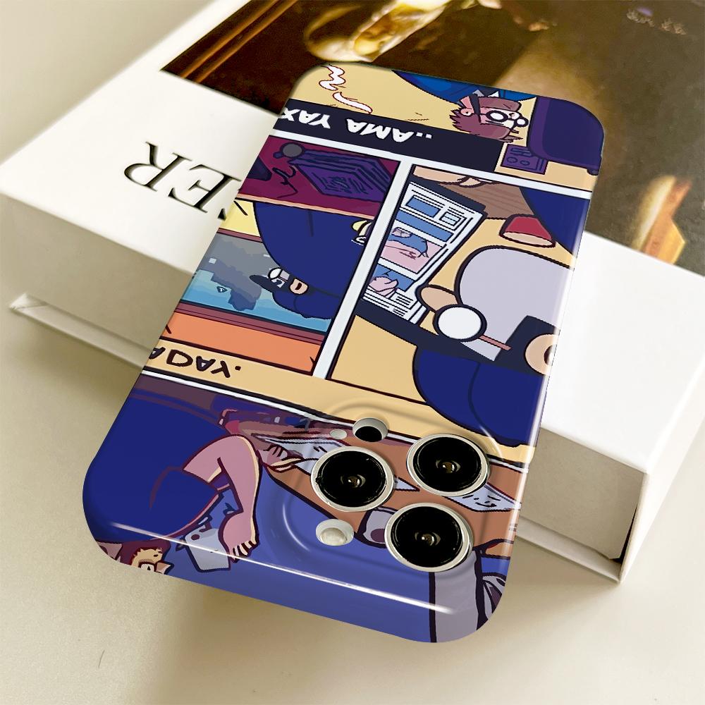 All-inclusive Film Phone Case Cartoon Fashion Design Hard Shell Full Cover Camera Protection Case for iPhone Samsung Xiaomi Poco Redmi Huawei Honor