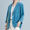 Women's Loose Oversized Lightweight Casual Long Sleeve Short Blazer Jacket